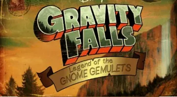 Gravity Falls Legend of the Gnome Gemulets (Usa) screen shot title